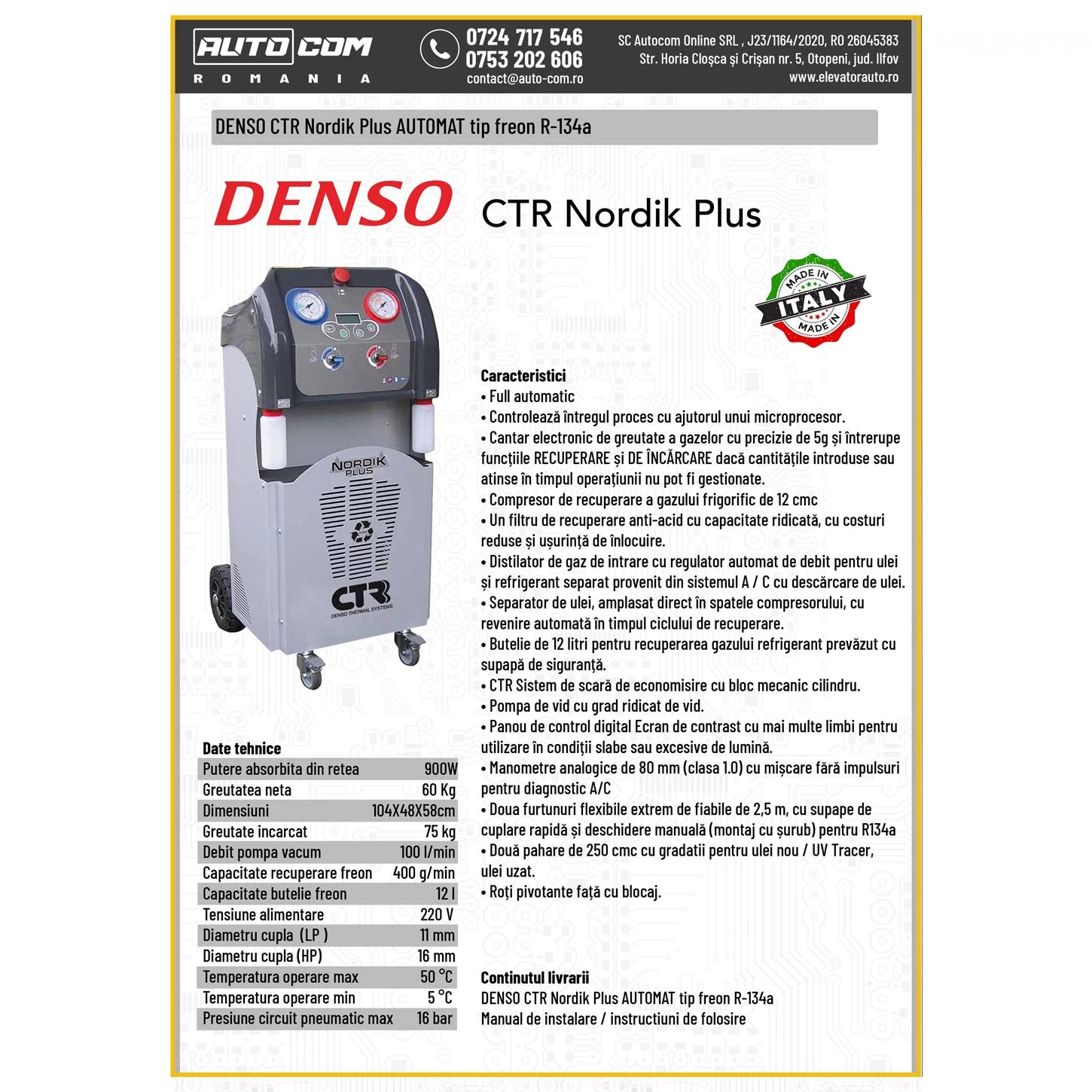 Aparat clima auto DENSO Automat