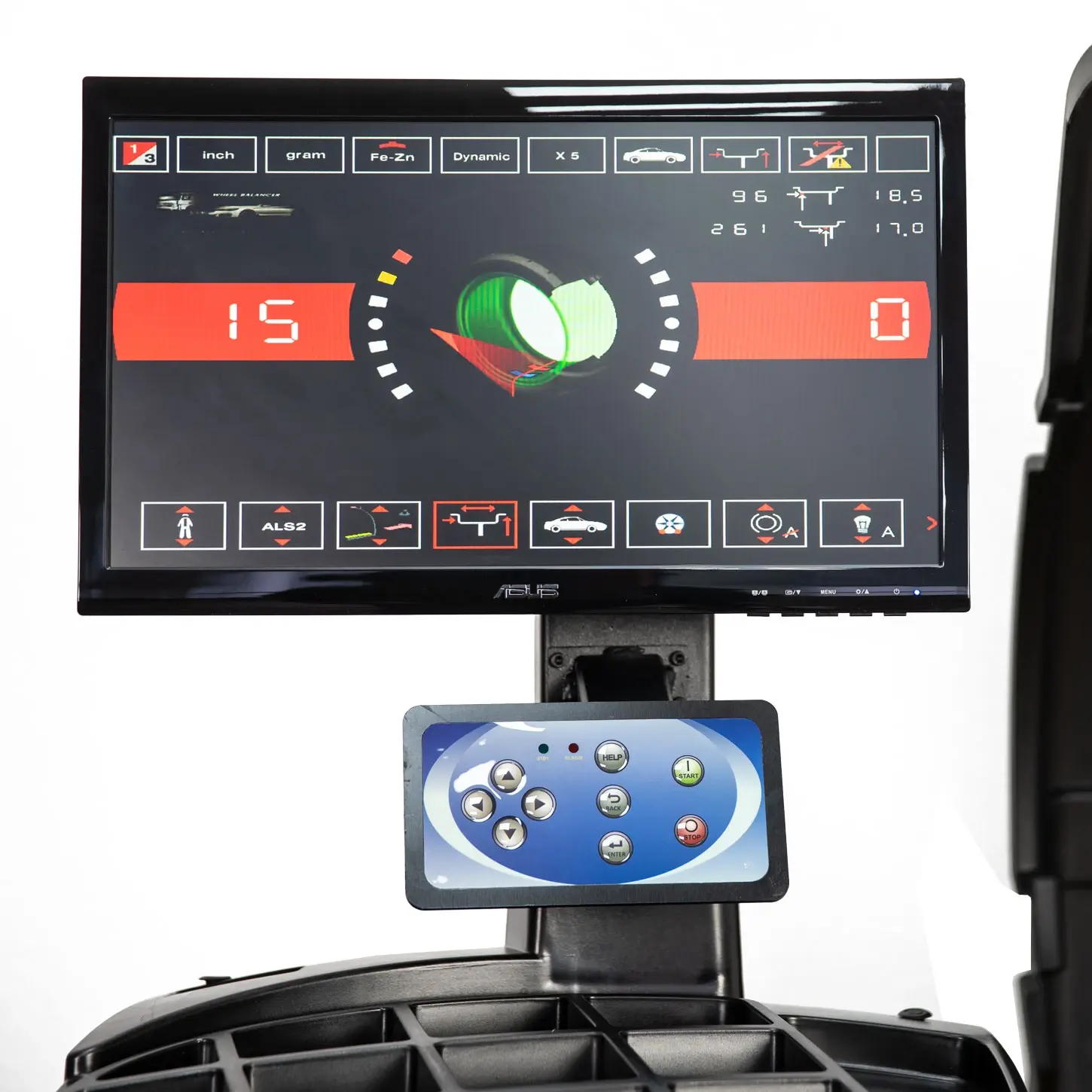 Aparat echilibrat roti RHM W4 automat cu laser