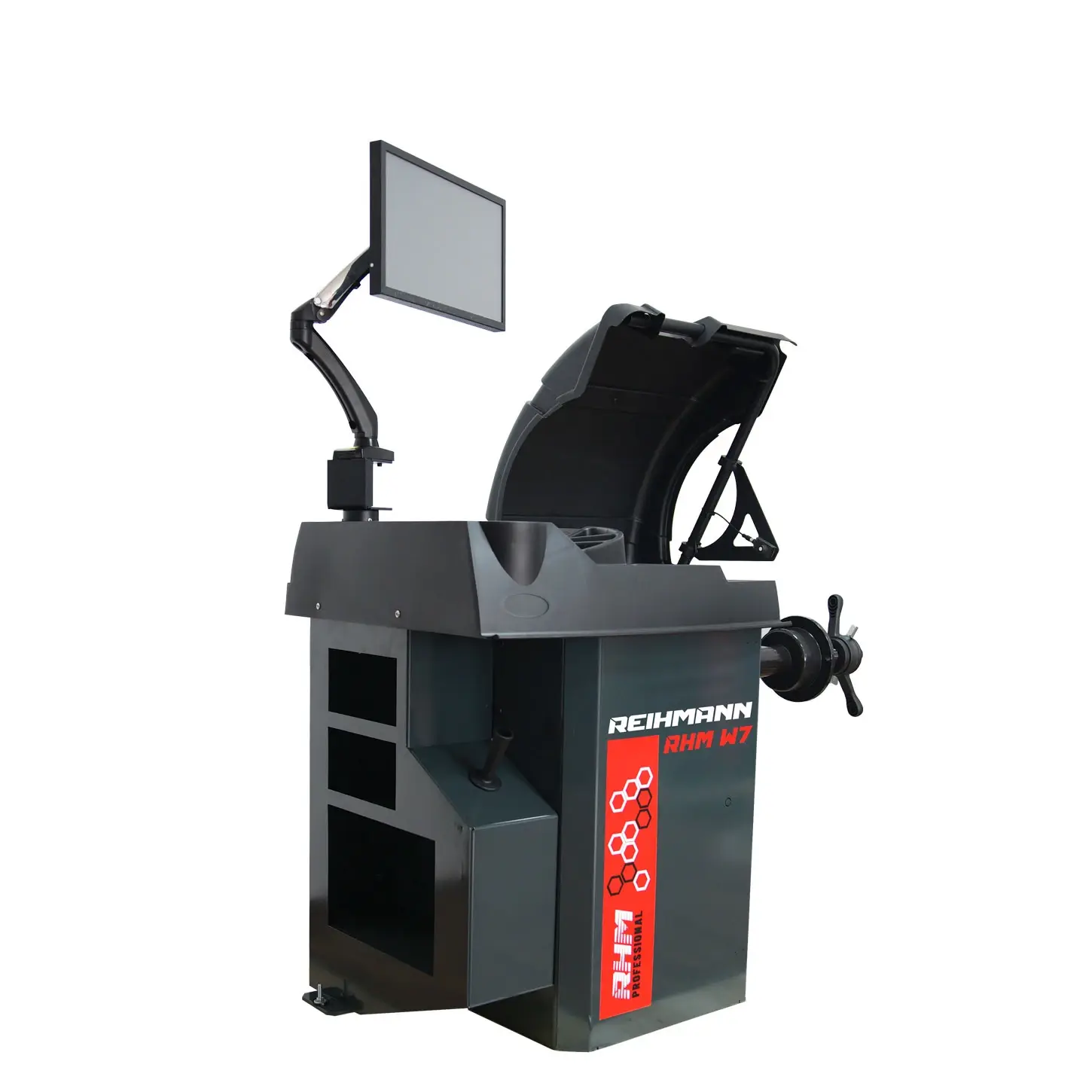 Aparat echilibrat roti RHM W7 cu touch screen si laser
