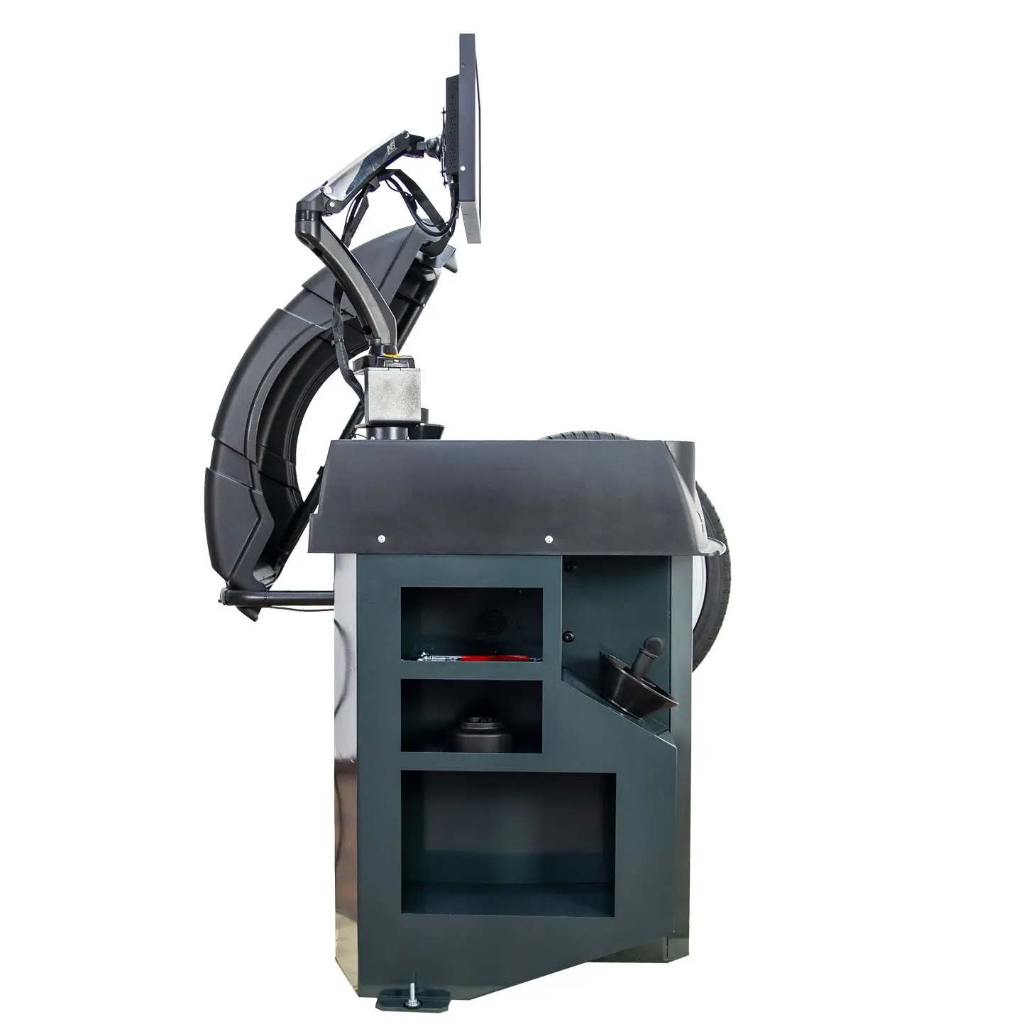 Aparat echilibrat roti RHM W7 cu touch screen si laser