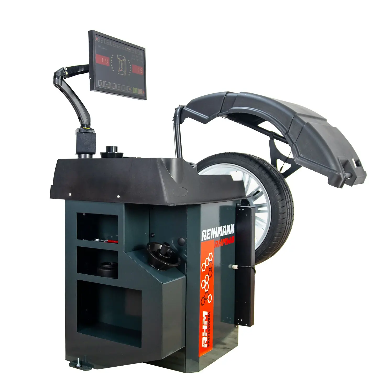 Aparat echilibrat roti RHM W8 cu touch screen si laser