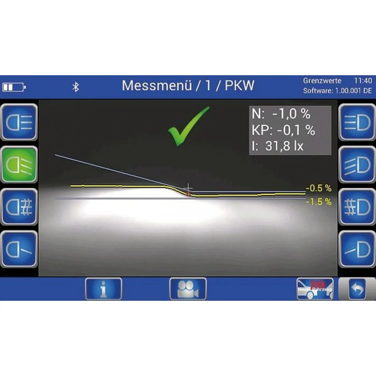 Aparat reglat faruri digital MAHA MLT 3000