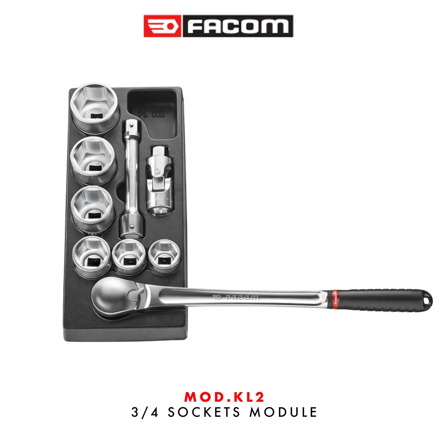 Dulap de scule ECHIPAT Facom JET+4 cu 8 sertare 144 piese
