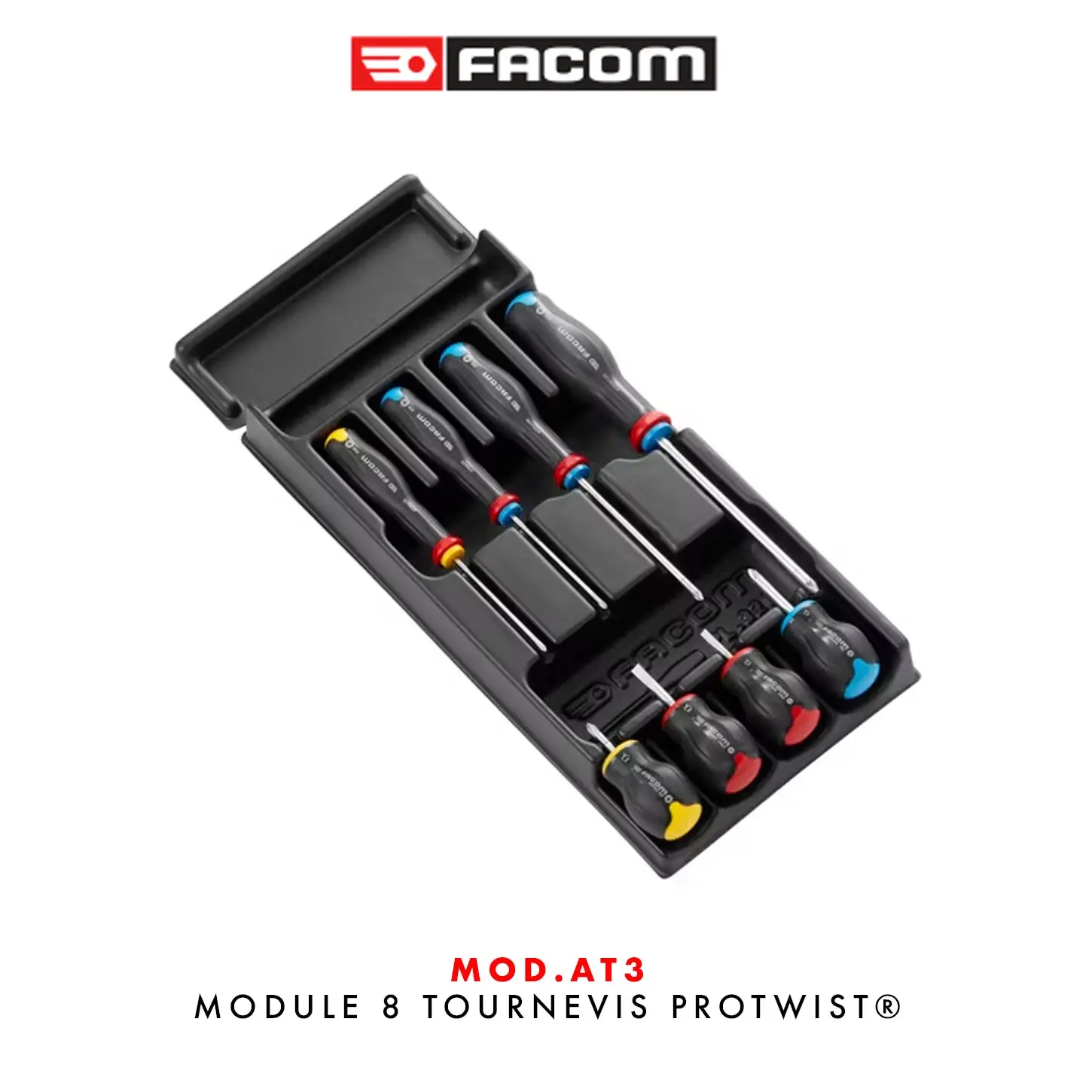 Dulap de scule ECHIPAT Facom JET+4 cu 8 sertare 144 piese