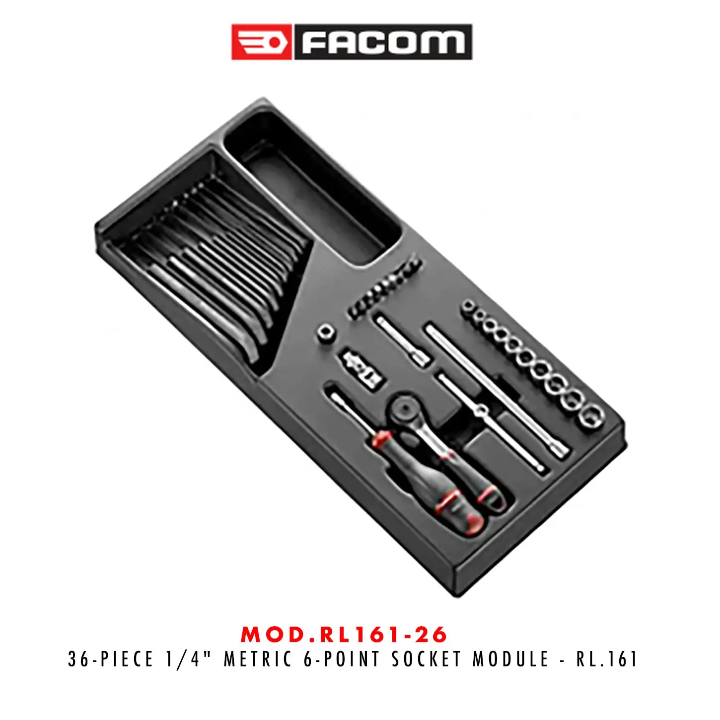 Dulap de scule ECHIPAT Facom JET+4 cu 8 sertare 144 piese