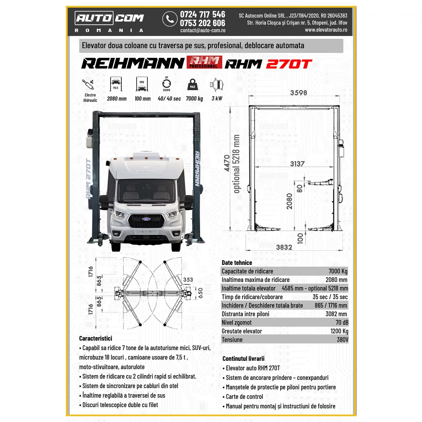 REIHMANN RHM 270T 7000 Kg