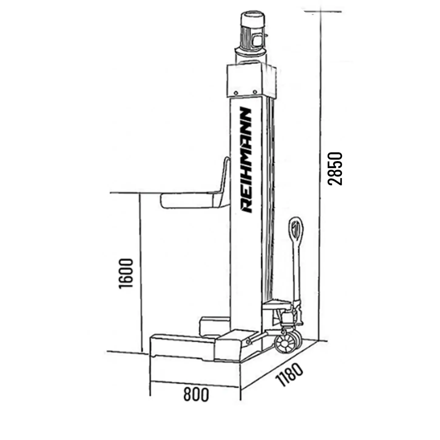 REIHMANN RHM 155 - 4 Coloane Mobile