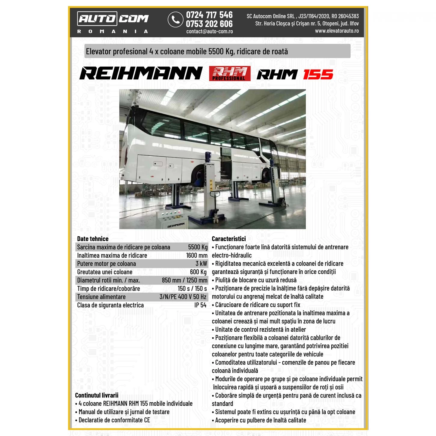 REIHMANN RHM 155 - 4 Coloane Mobile