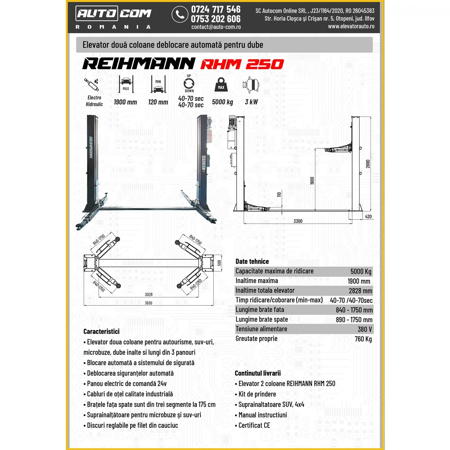REIHMANN RHM 250 5000 Kg