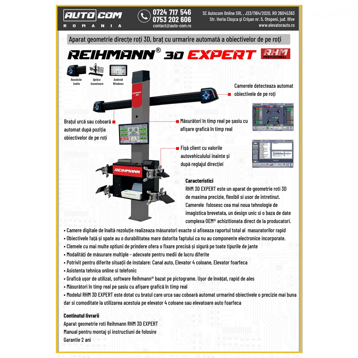 Stand directie roti REIHMANN 3D EXPERT