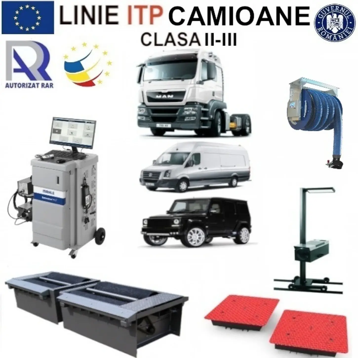 Linie ITP Camioane clasa II - III